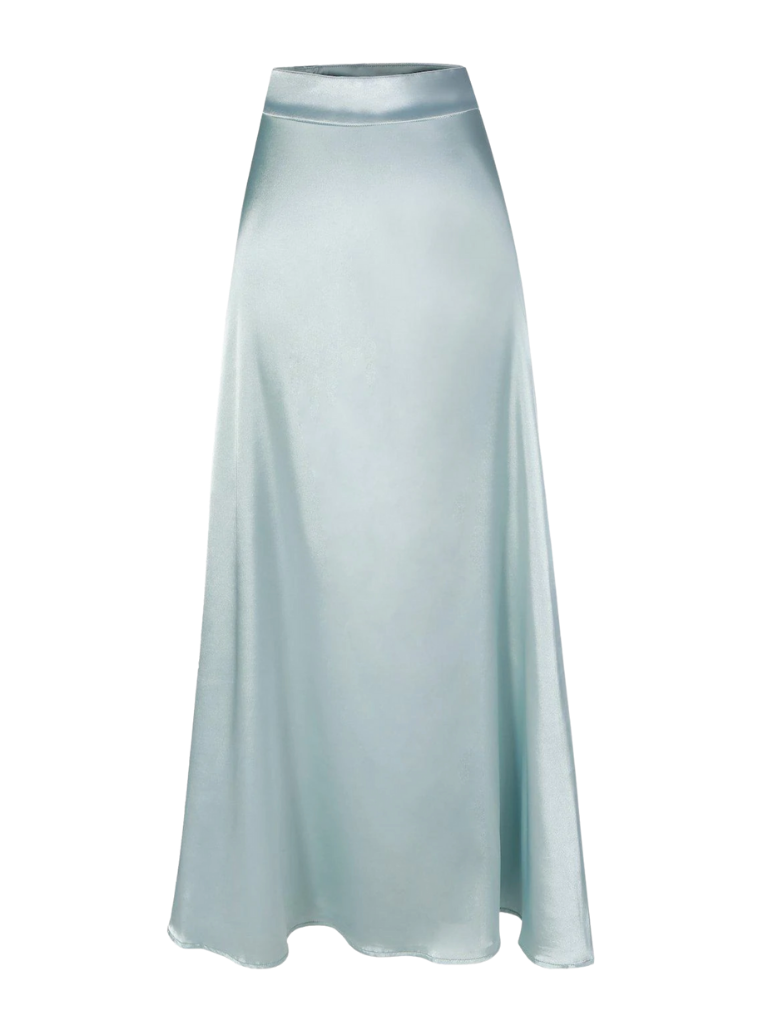 Niswa Fashion - Madeline Skirt - Powder Blue Niswa Fashion - Madeline Skirt - Powder Blue